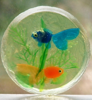 aquarium goldfish soap making by Kulina Folk Art