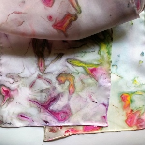 painting on silk workshop by Kulina Folk Art